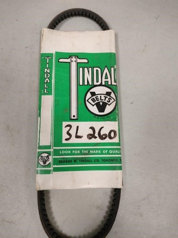 (New) Indall,  3L260 V Belt 
Ak
