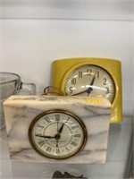 Mid-Century and Marble Cased Clocks