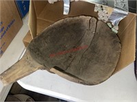 Very Old Wood Bowl, damaged (dining room)