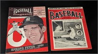 2 1950's Baseball Magazine