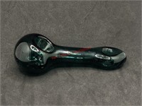 NEW Deep Green Glass Pipe