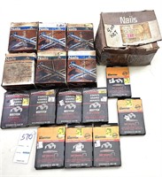 Nail's and staple box lot