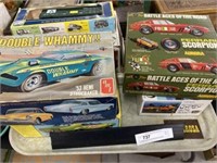 Vintage Model Kits and Railroad Accessories