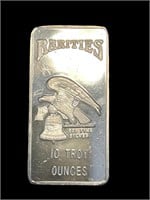 10 Ounce Rarities Mint 0.999% Silver Bar