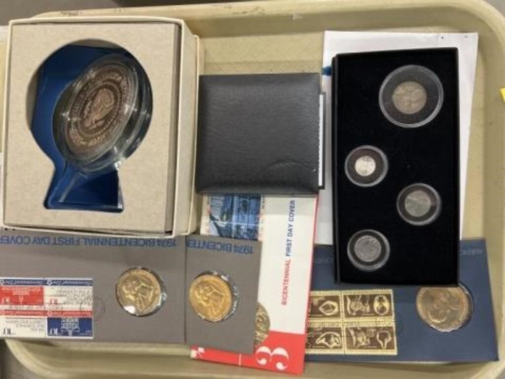 First Day Covers with Collector Coins
