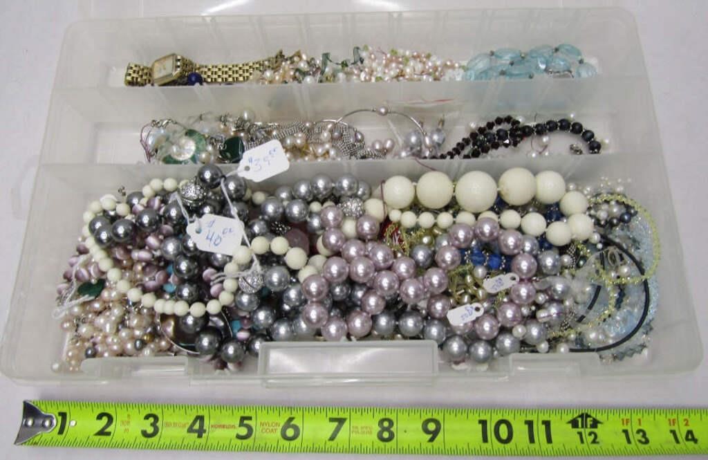 Box Of Vintage Jewelry