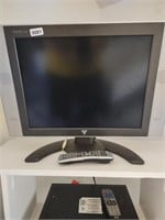 Vizio 20" TV w/Remote, White Shelf Stand & More