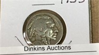 1935 buffalo nickel coin