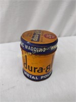 Vintage Jar of dura-glint Metal Polish