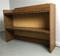 Wood Shelving Unit Bookcase 2 Shelves