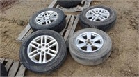 Bridgestone 245/65R17 Tires & Rims (Buick)