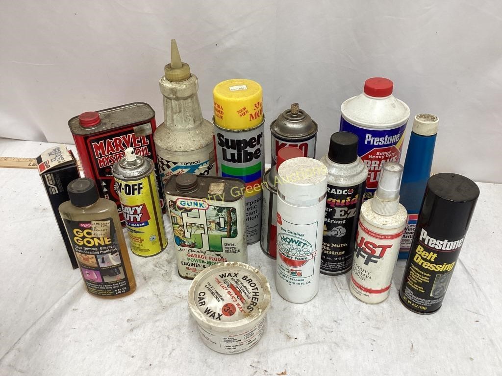 Assorted Lubricant & Oil