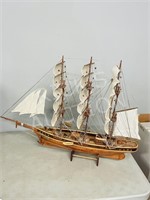 handmade wood Cutty Sark model ship