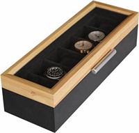 Modern 6-Slot Watch Box