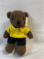 NWT Plush Star Trek Bear Yellow Shirt 8"