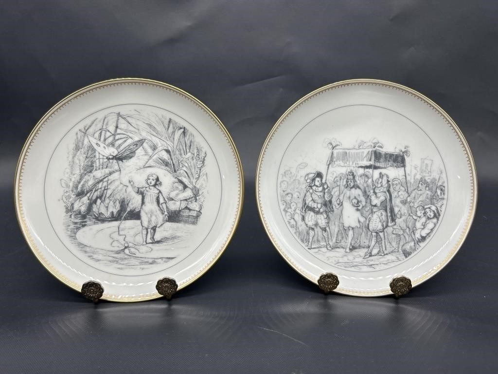 (2) Collectable B&G Porcelain Plates, Denmark