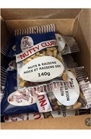 NEW (12x140g) Nutty Club Nuts and Rasins
