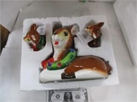 Set of 3 Mr. Christmas Deer