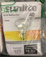 12ct Sunlite 40W Reflector Bulbs R14