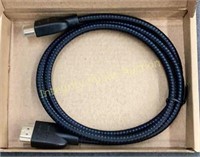Braided 4K HDMI To HDMI Cable 3’