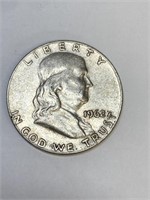 1962 D Franklin Silver Half Dollar