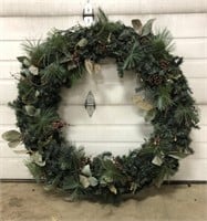 4' Outdoor Christmas Wreath w/ Lights