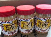 NEW (3x500g) Nutty Club Crunchy Peanutbutter