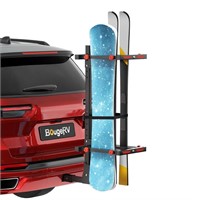 BougeRV Lockable Ski & Snowboard Racks for Car,