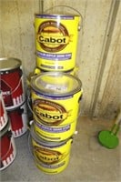 Acrylic siding stain, 5 gallons, Cabot 0808 medium
