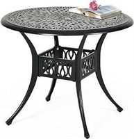 Romayard 42 Inch Outdoor Dining Table Round