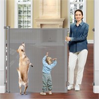48" Extra Tall Retractable Dog Gate Prevent Your