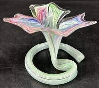 Gorgeous MCM Murano Swirl Flower Vase