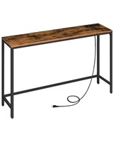 HOOBRO 47.2" Console Table with Power Outlets