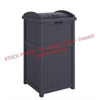Suncast 33gallon trash hideaway refuse container