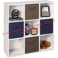 Closeted stackable 9-cube organizer - NO BASKETS