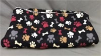 Dog Print Fleece Fabric For Blankets & More 63in W