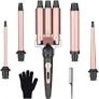 5 in 1 Curling Wand Set EMOCCI PRO Waver Hair