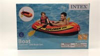 Intex Boat Explorer 200 Boat Set In Box Ages 6+
