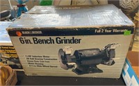 NEW IN BOX  6 in Bench Grinder