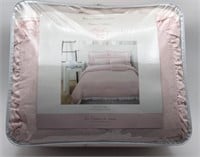 New Pink Twin Bedspread Dotted Swiss