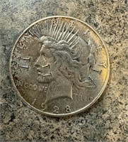 1928 Peace Silver Dollar (AS IS)