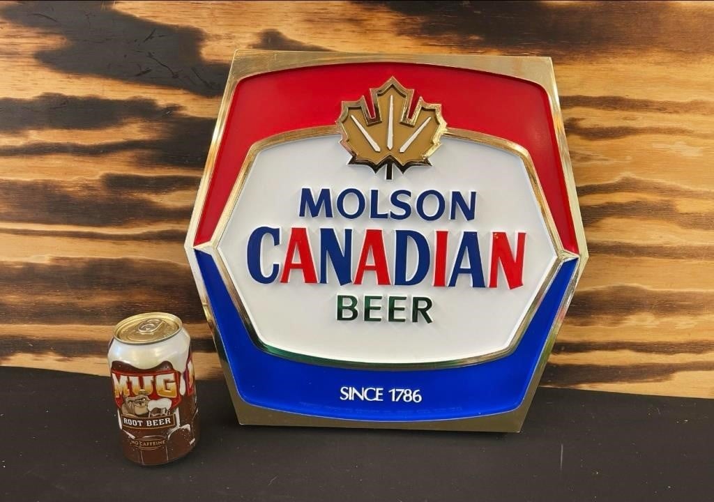 Molson Canadian Beer Sign