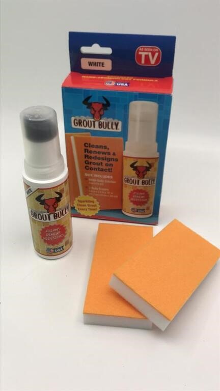 Nip Grout Bully, White, Cleans & Renews Grout