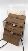 New Mother & Daughter Bracelet In Gift Box