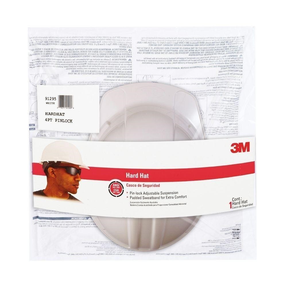 3M Non-Vented Hard Hat with Pinlock Adjustment -
