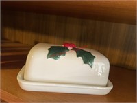 Holly Butter Dish (Back Room)
