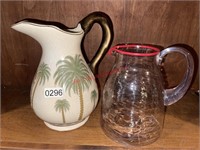 Ceramic and plastic Jugs (back house)