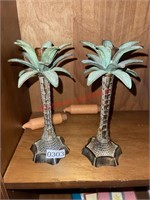 Palm Tree Candle Holders (Back room)