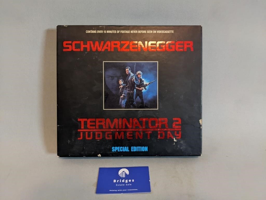 Terminator 2 VHS Tapes Special Edition
