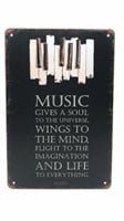 New Wall Sign Music Poster Definition 8inx12in